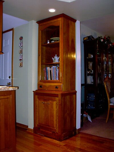 Kitchen Cabinet Cabinets Chery Vegetable Display Bookcase