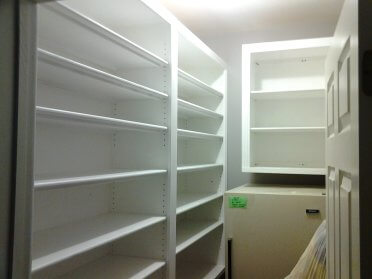 Pantry Kitchen Storage Shelf Shelves White Paint